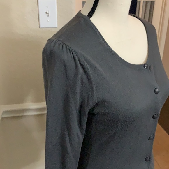 Halogen gray cardigan sweater - Picture 9 of 17